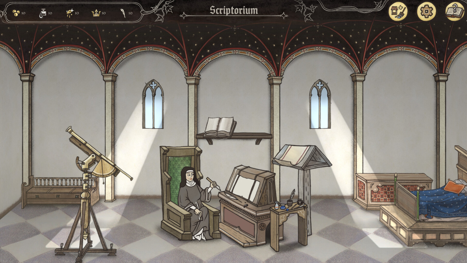 《Scriptorium》Steam页面今日上线，发售日待定！