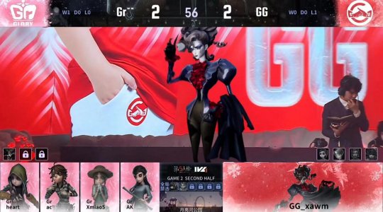 第五人格IVL：成都GG_xawm“使徒”守椅关键震慑，成功三抓终结比赛！