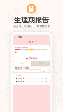 月经期提醒日历截图